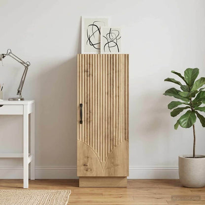 vidaXL Sideboard Artisan Oak 33 x 34.5 x 87 cm Engineered Wood