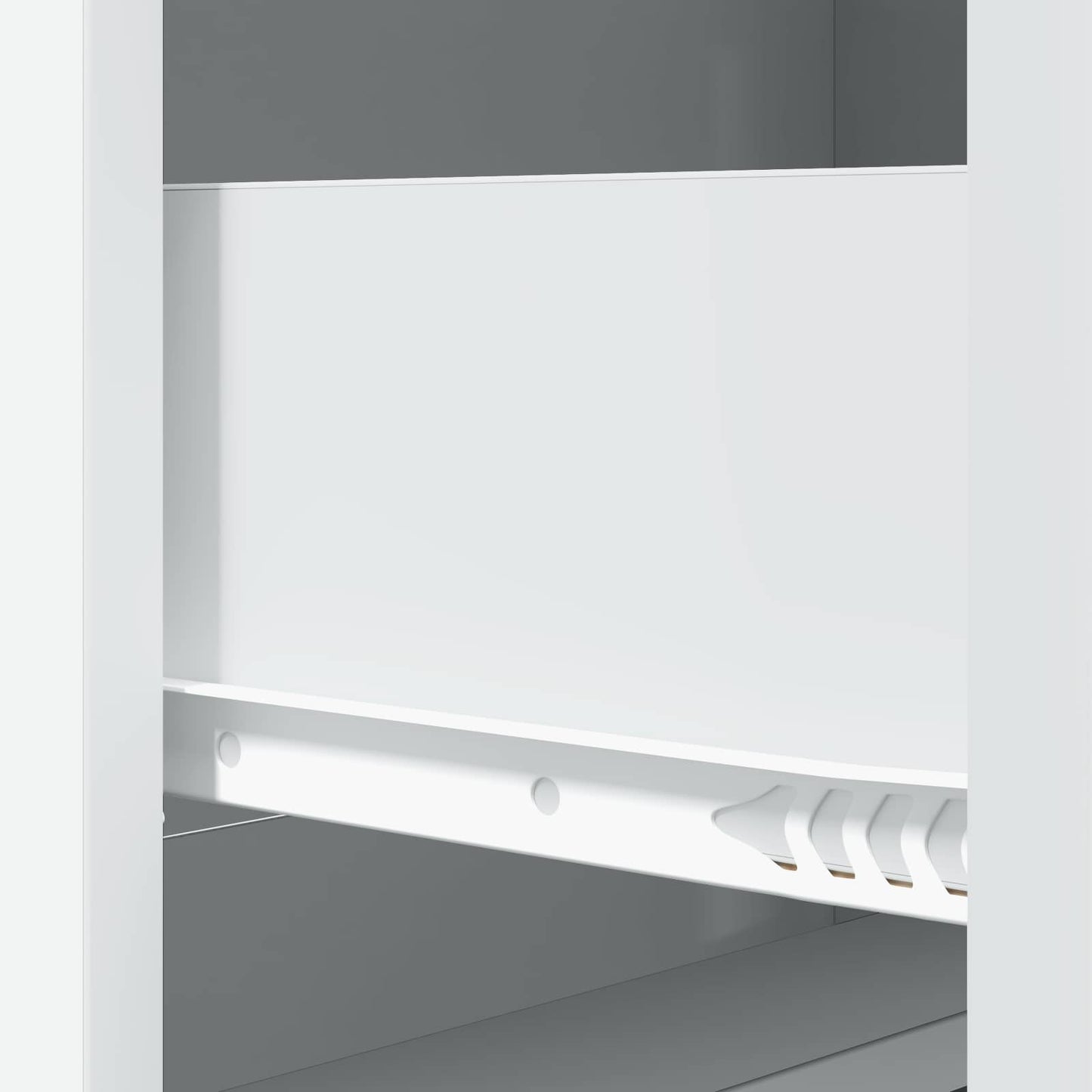 vidaXL Drawer Cabinet White 66 x 34.5 x 87 cm Engineered Wood