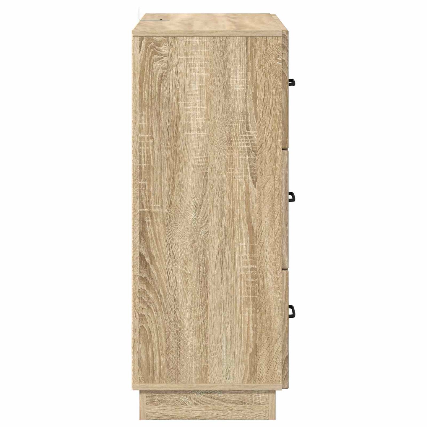 vidaXL Drawer Cabinet Sonoma Oak 66 x 34.5 x 87 cm Engineered Wood