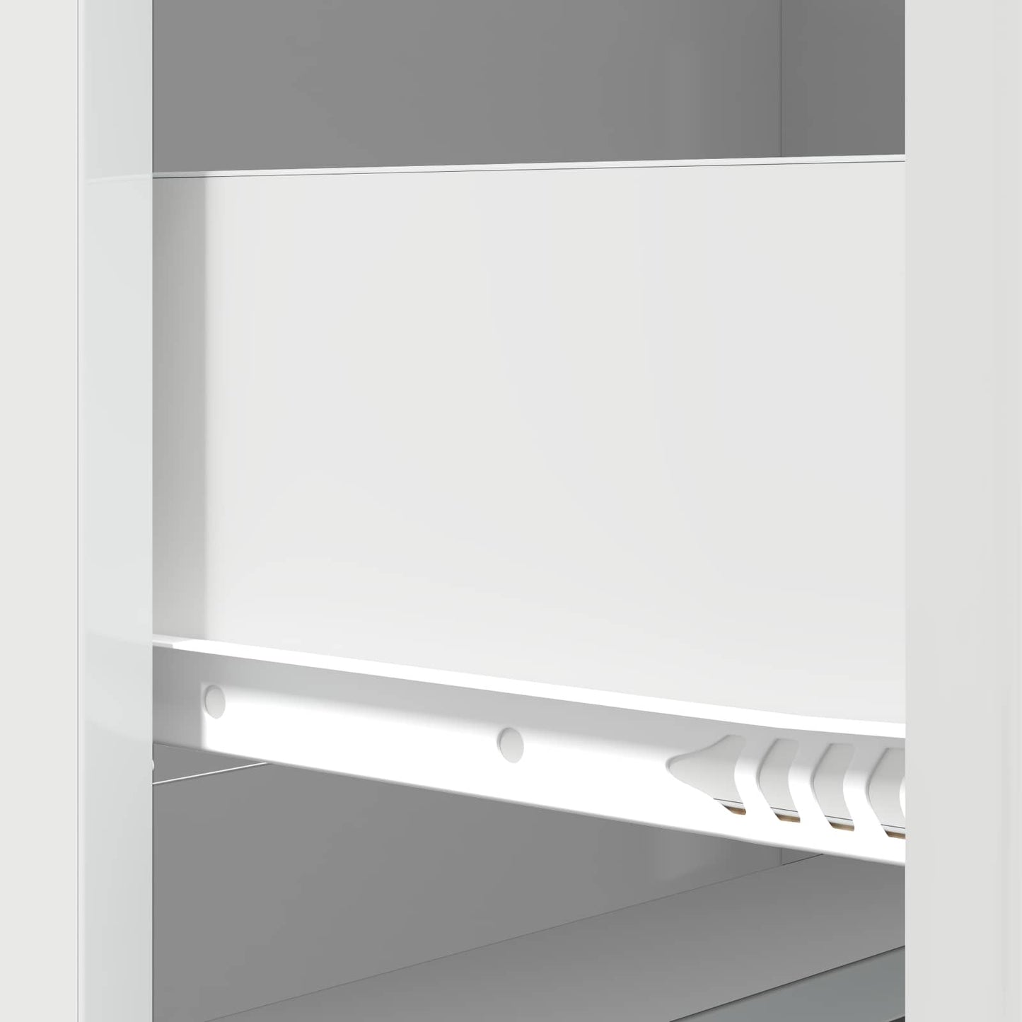 vidaXL Drawer Cabinet High Gloss White 66 x 34.5 x 87 cm