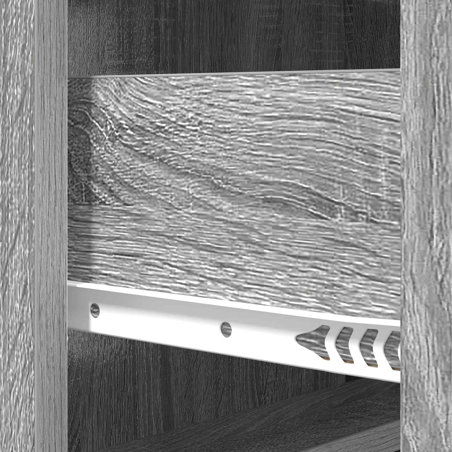 vidaXL Drawer Cabinet Grey Sonoma 66 x 34.5 x 87 cm Engineered Wood