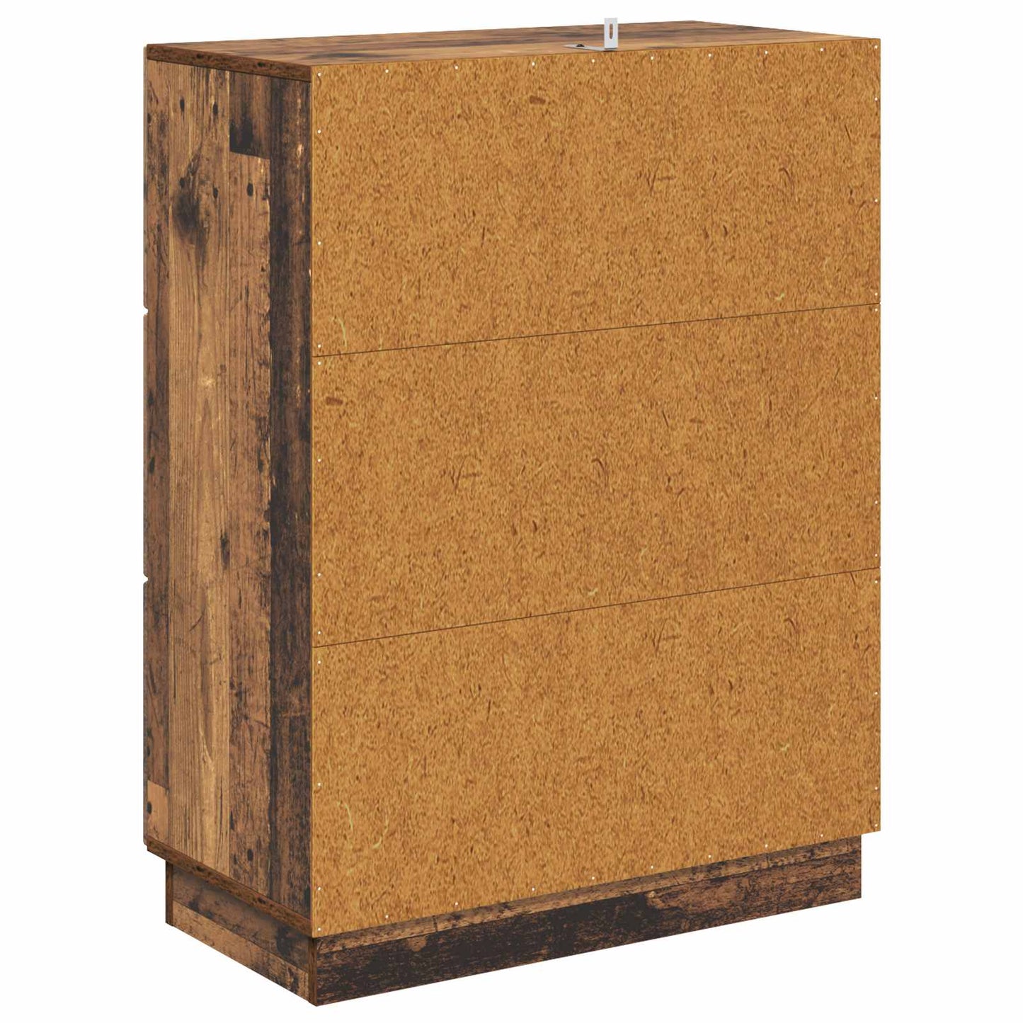 vidaXL Drawer Cabinet Old Wood 66 x 34.5 x 87 cm Engineered Wood