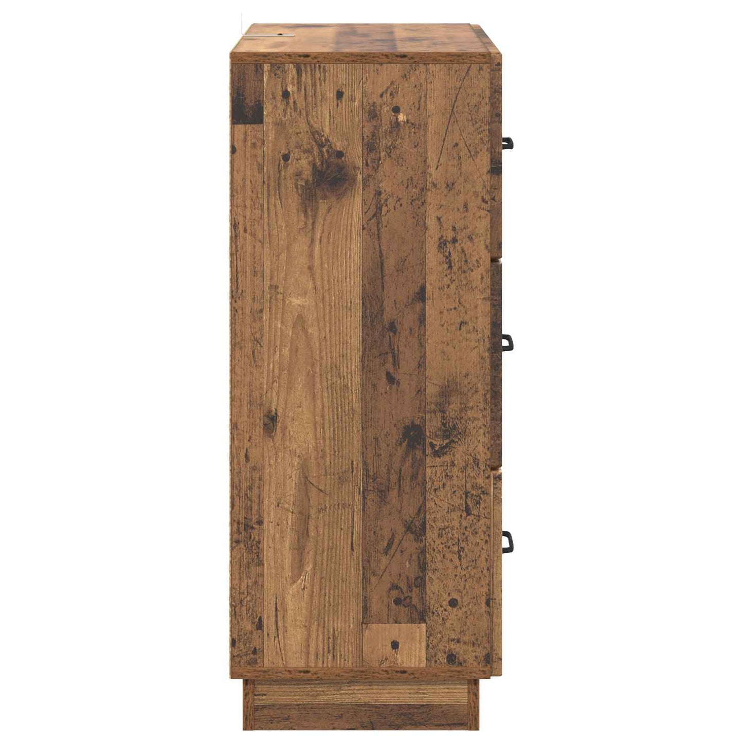 vidaXL Drawer Cabinet Old Wood 66 x 34.5 x 87 cm Engineered Wood