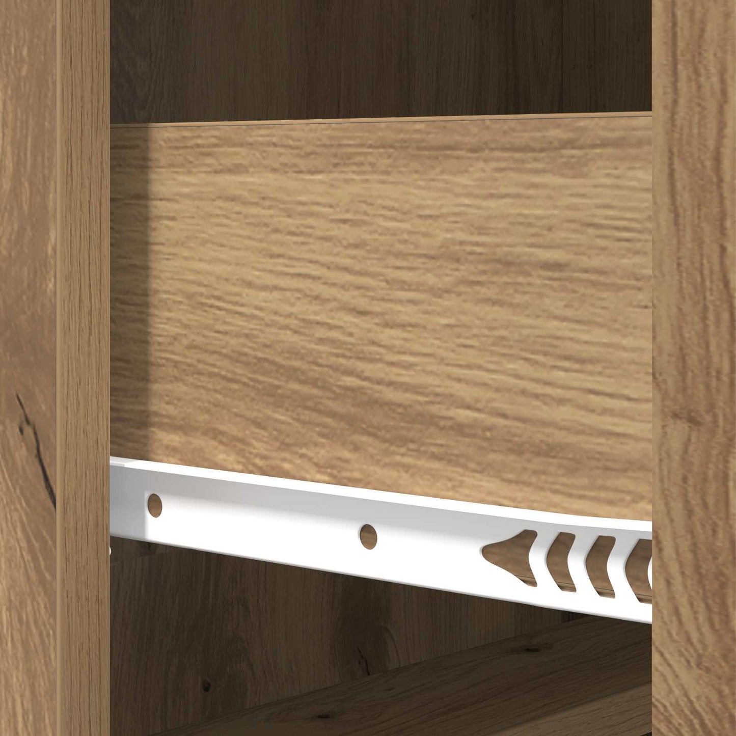 vidaXL Drawer Cabinet 66 x 34.5 x 87 cm Engineered Wood Artisan Oak