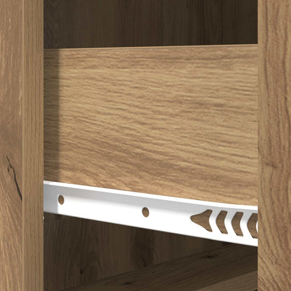vidaXL Drawer Cabinet 66 x 34.5 x 87 cm Engineered Wood Artisan Oak