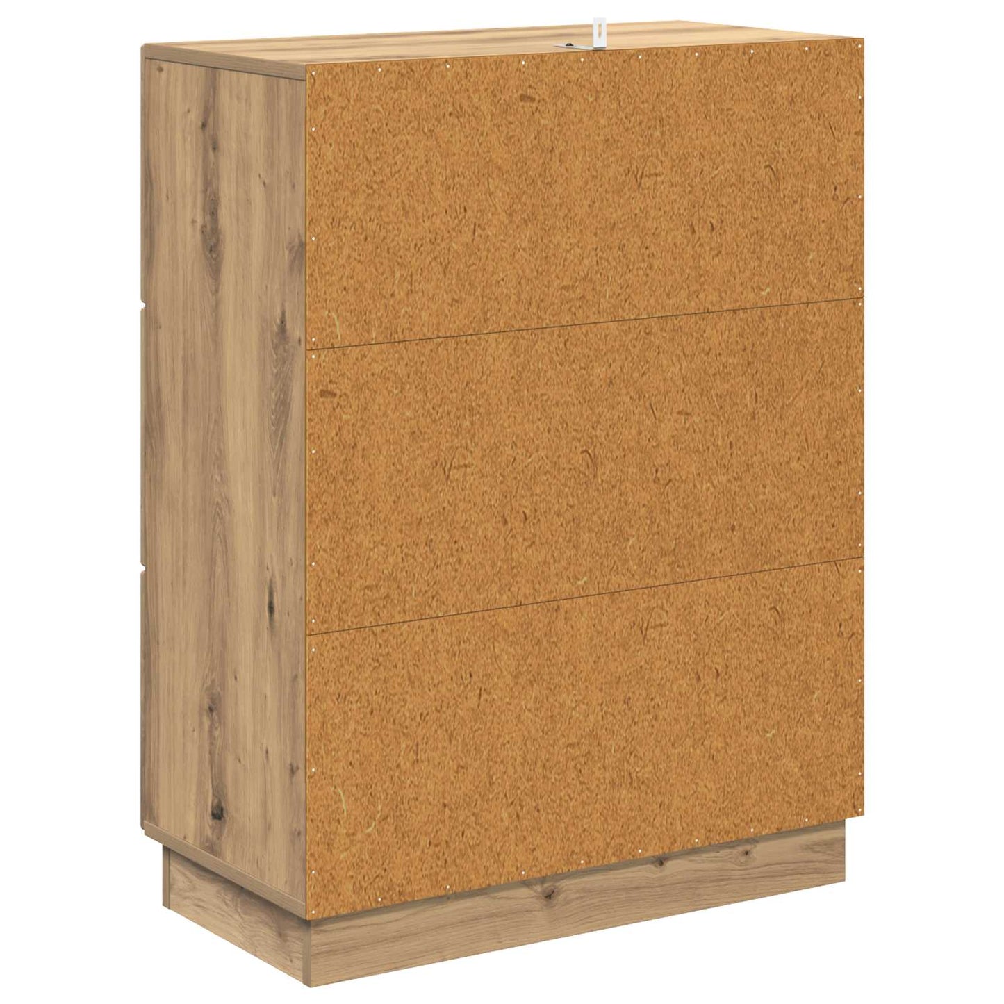 vidaXL Drawer Cabinet 66 x 34.5 x 87 cm Engineered Wood Artisan Oak