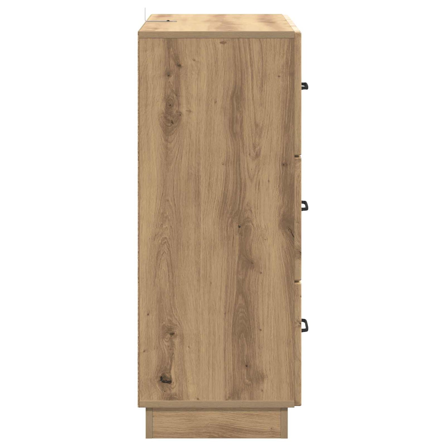 vidaXL Drawer Cabinet 66 x 34.5 x 87 cm Engineered Wood Artisan Oak
