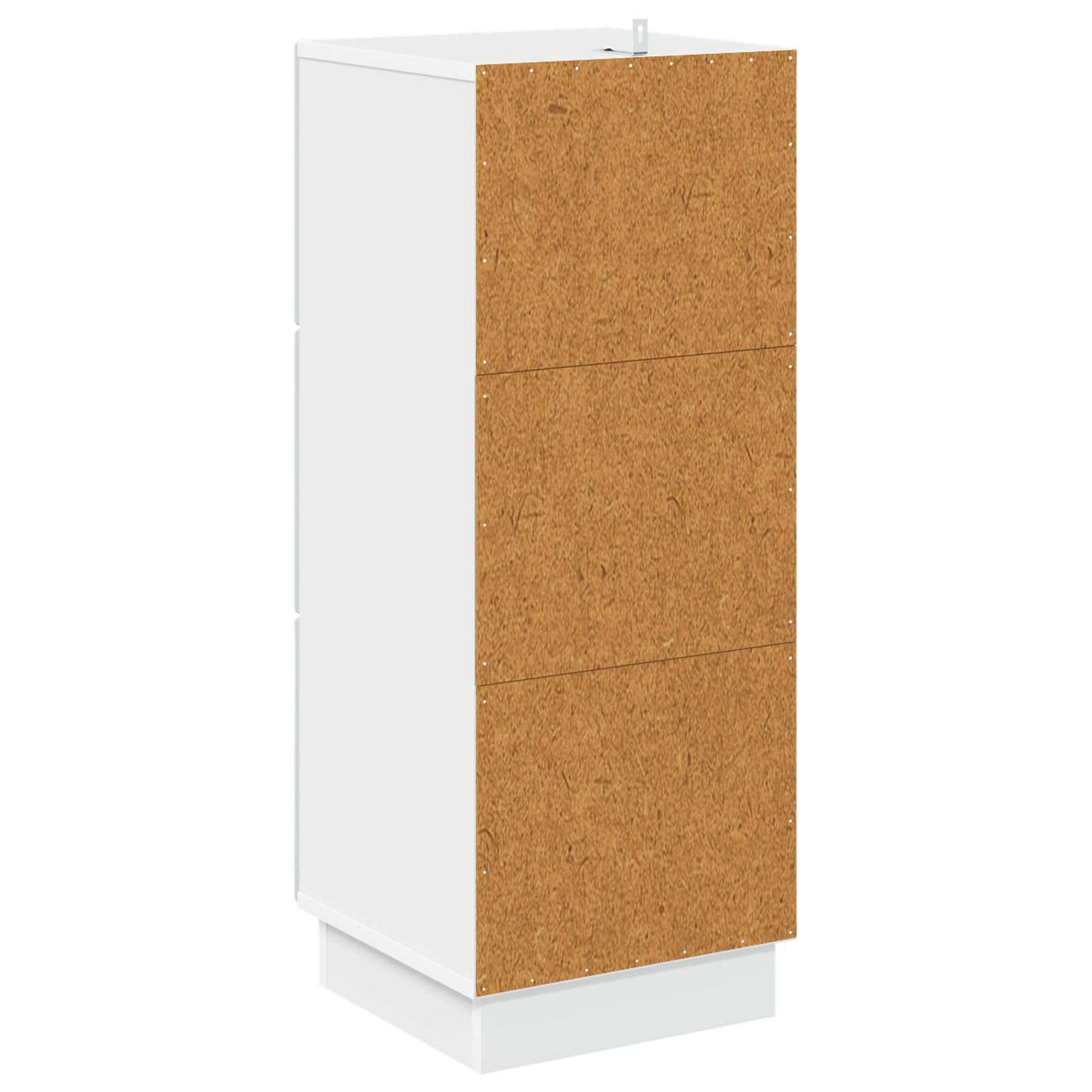 vidaXL Drawer Cabinet White 33 x 34.5 x 87 cm Engineered Wood