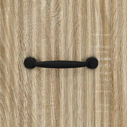 vidaXL Drawer Cabinet Sonoma Oak 33 x 34.5 x 87 cm Engineered Wood