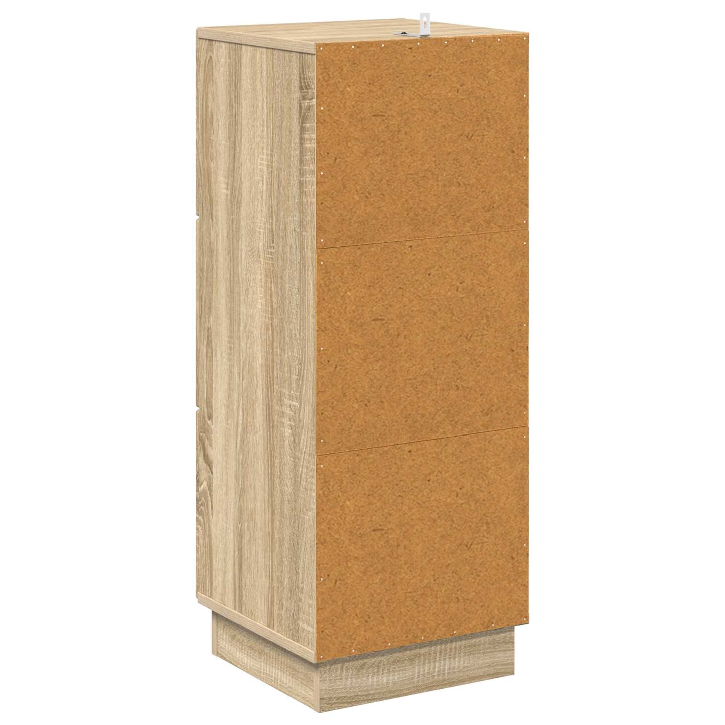 vidaXL Drawer Cabinet Sonoma Oak 33 x 34.5 x 87 cm Engineered Wood