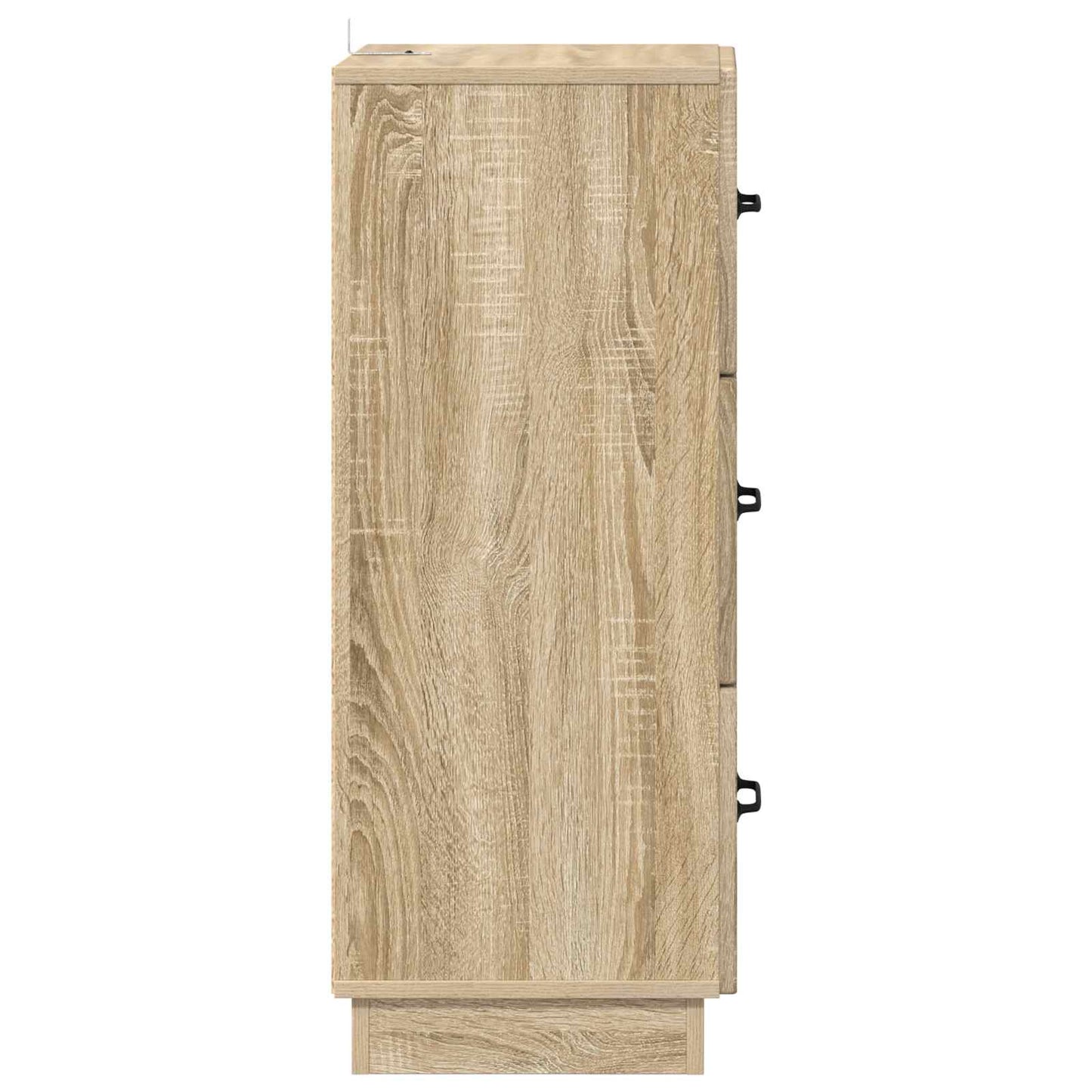 vidaXL Drawer Cabinet Sonoma Oak 33 x 34.5 x 87 cm Engineered Wood