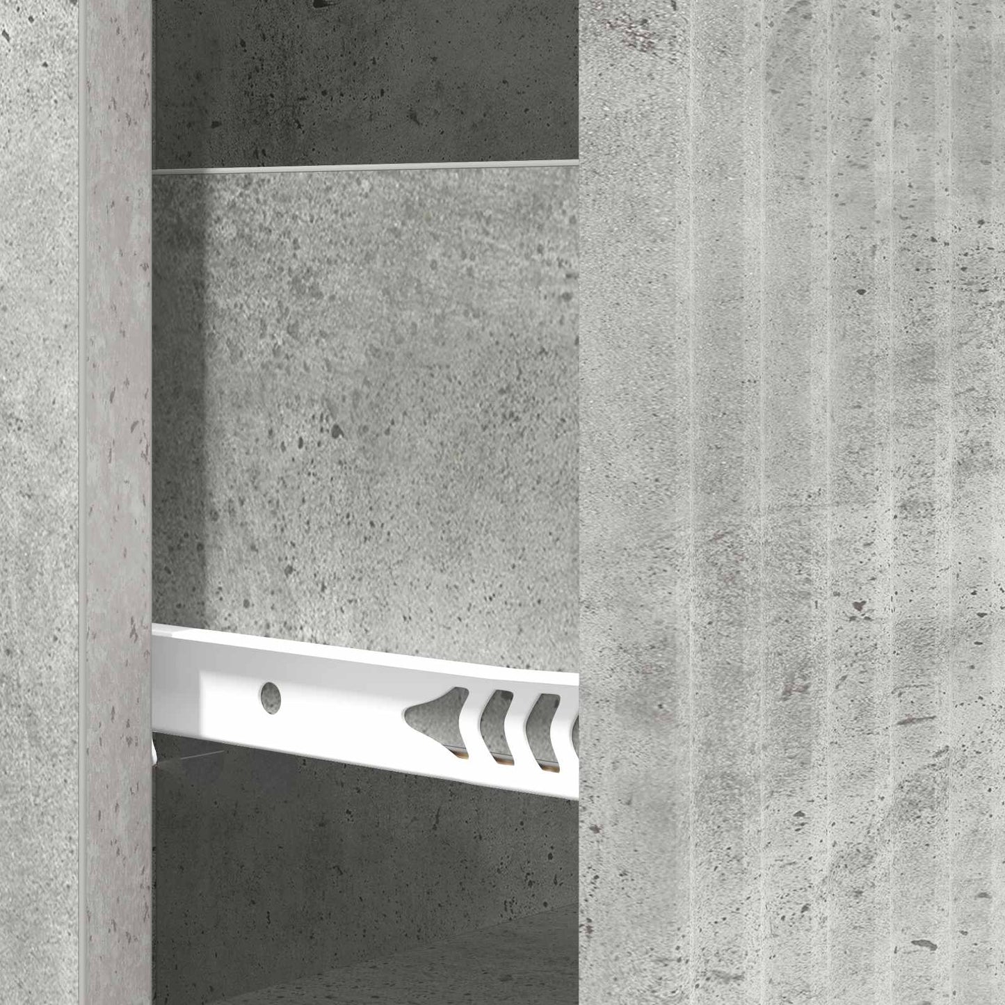 vidaXL Drawer Cabinet Concrete Grey 33 x 34.5 x 87 cm Engineered Wood