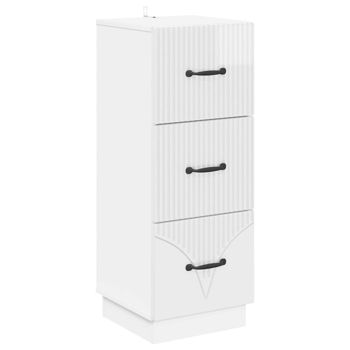 vidaXL Drawer Cabinet 33 x 34.5 x 87 cm Engineered Wood