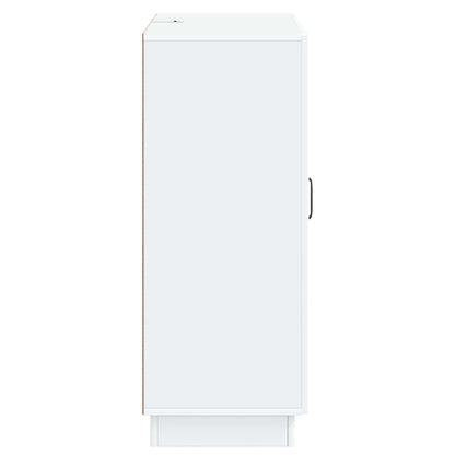 vidaXL Sideboard with Drawer White 66 x 34.5 x 87 cm Engineered Wood