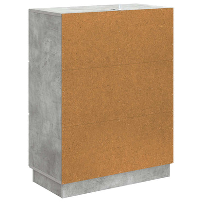 vidaXL Sideboard Concrete Grey 66 x 34.5 x 87 cm Engineered Wood