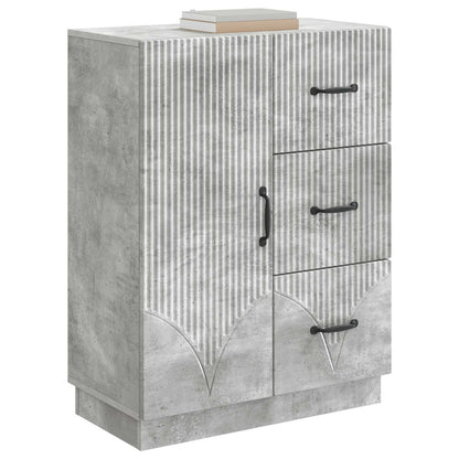 vidaXL Sideboard Concrete Grey 66 x 34.5 x 87 cm Engineered Wood