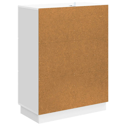 vidaXL Sideboard High Gloss White 66 x 34.5 x 87 cm Engineered Wood