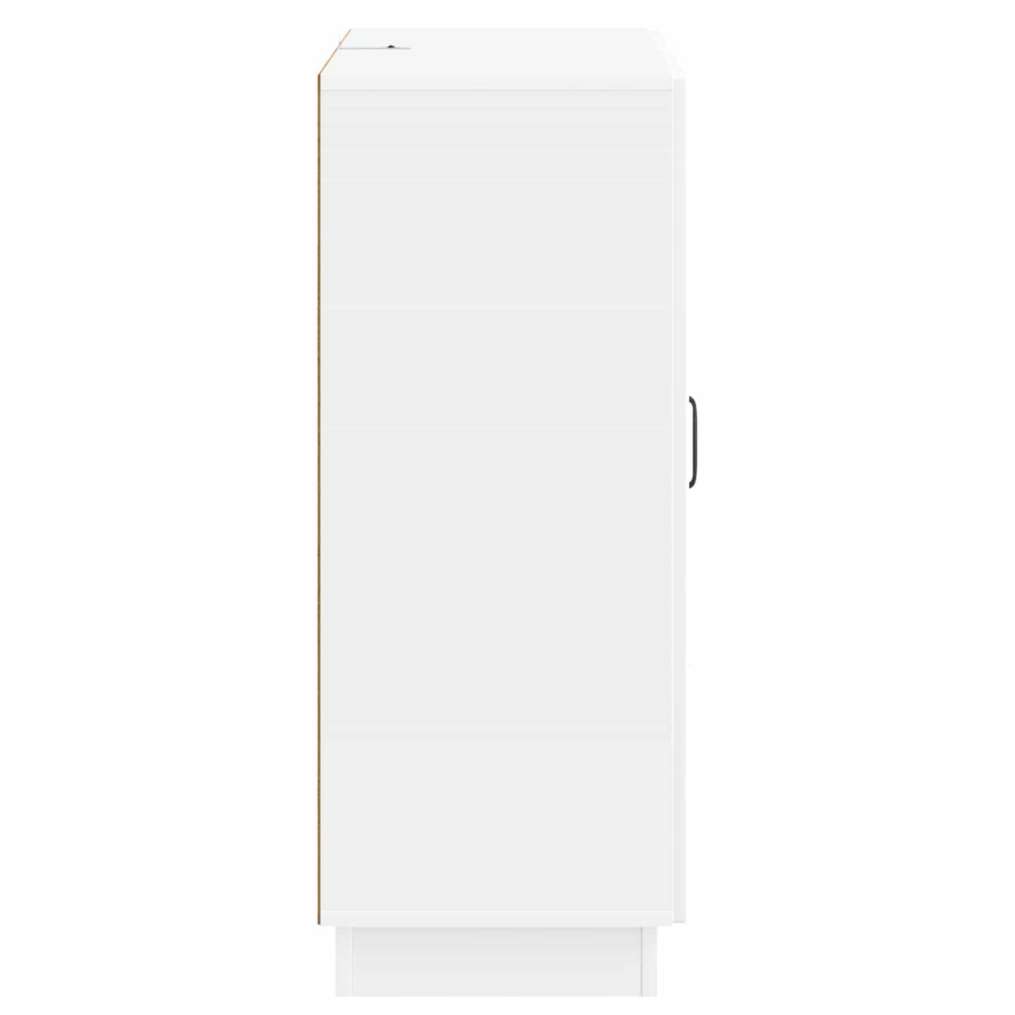 vidaXL Sideboard High Gloss White 66 x 34.5 x 87 cm Engineered Wood