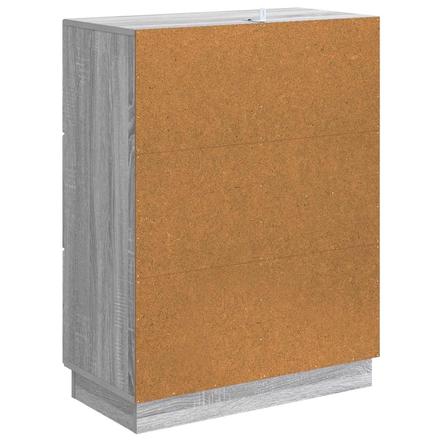 vidaXL Sideboard Grey Sonoma 66 x 34.5 x 87 cm Engineered Wood