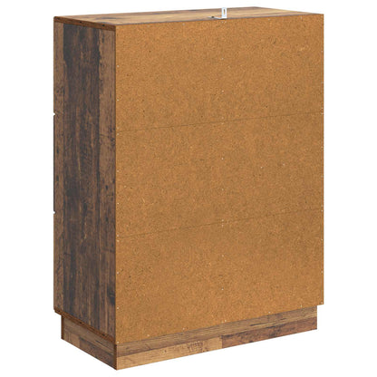 vidaXL Sideboard Old Wood 66 x 34.5 x 87 cm Engineered Wood