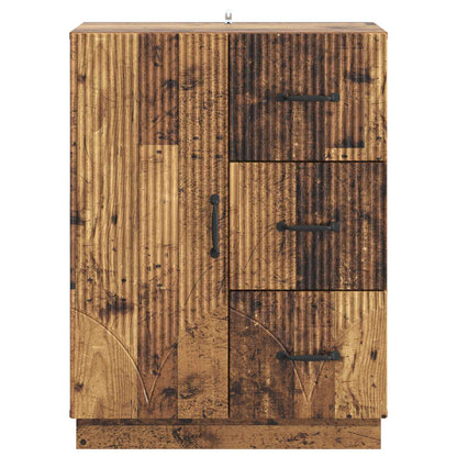 vidaXL Sideboard Old Wood 66 x 34.5 x 87 cm Engineered Wood