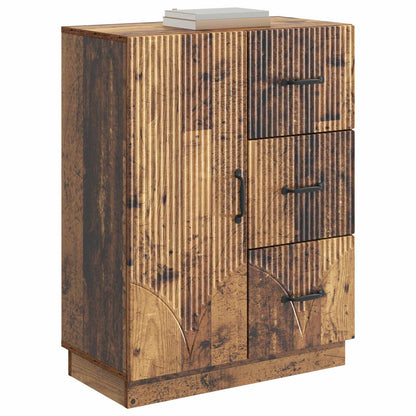 vidaXL Sideboard Old Wood 66 x 34.5 x 87 cm Engineered Wood