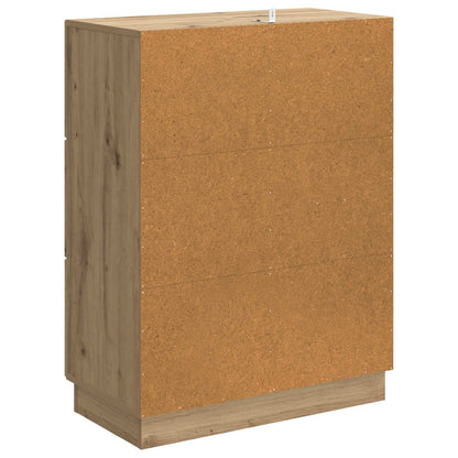 vidaXL Sideboard Artisan Oak 66 x 34.5 x 87 cm Engineered Wood