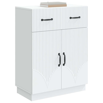 vidaXL Sideboard with Drawer White 66 x 34.5 x 87 cm Engineered Wood