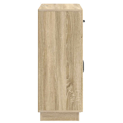 vidaXL Sideboard Sonoma Oak 66 x 34.5 x 87 cm Engineered Wood