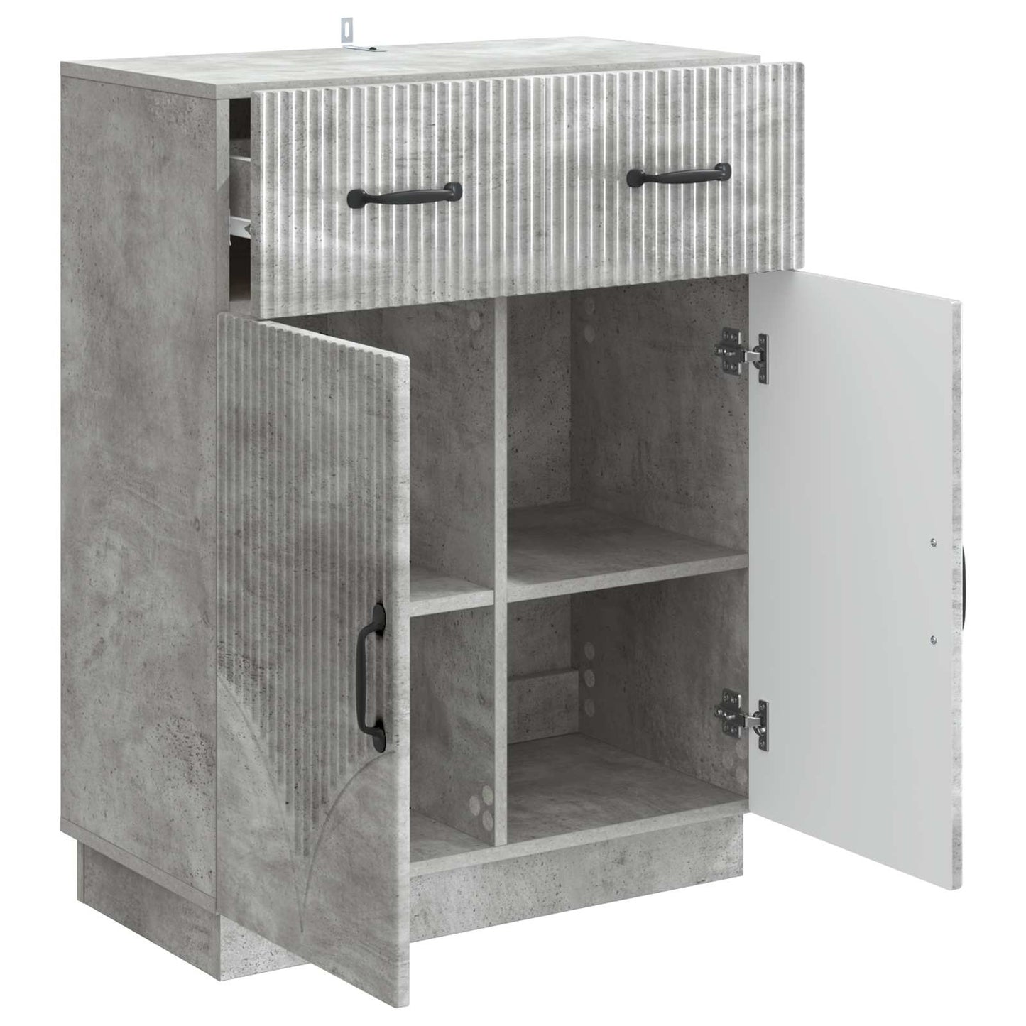 vidaXL Sideboard Concrete Grey 66 x 34.5 x 87 cm Engineered Wood