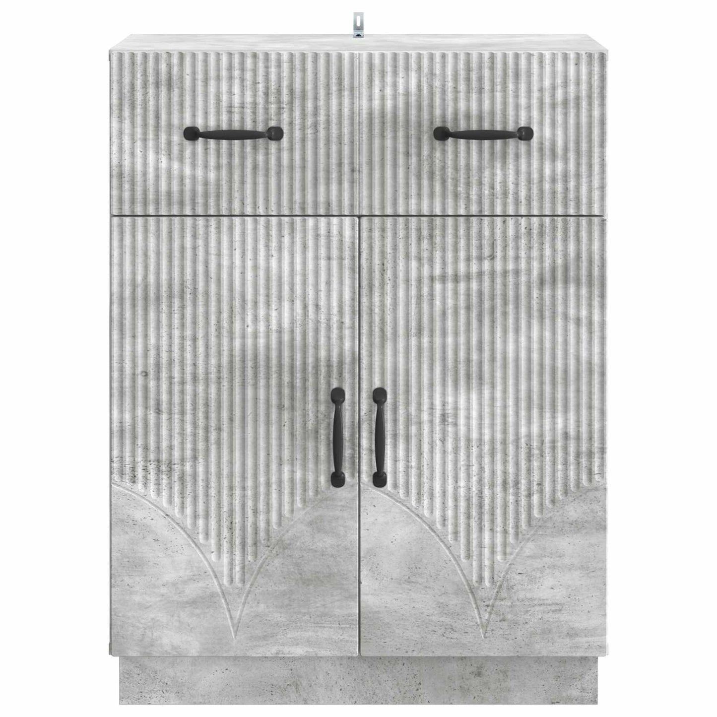 vidaXL Sideboard Concrete Grey 66 x 34.5 x 87 cm Engineered Wood