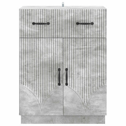 vidaXL Sideboard Concrete Grey 66 x 34.5 x 87 cm Engineered Wood