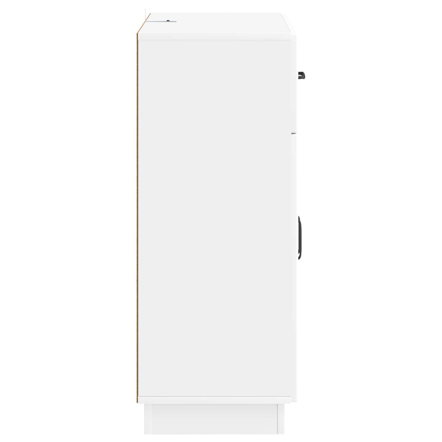 vidaXL Sideboard High Gloss White 66 x 34.5 x 87 cm Engineered Wood