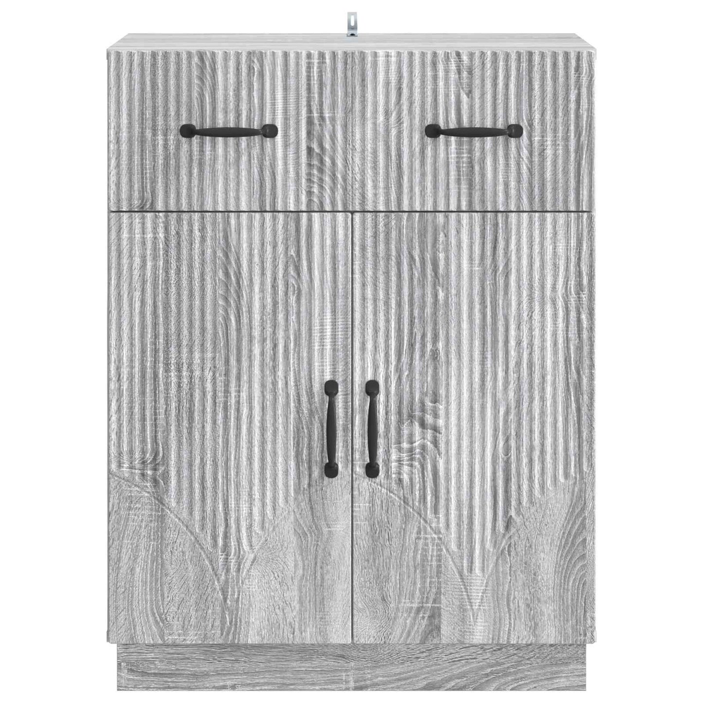 vidaXL Sideboard Grey Sonoma 66 x 34.5 x 87 cm Engineered Wood