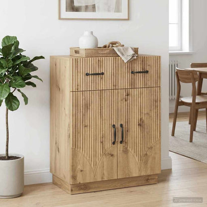 vidaXL Sideboard Artisan Oak 66 x 34.5 x 87 cm Engineered Wood