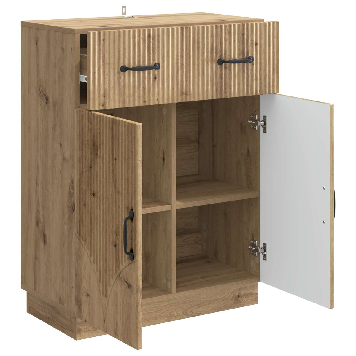 vidaXL Sideboard Artisan Oak 66 x 34.5 x 87 cm Engineered Wood