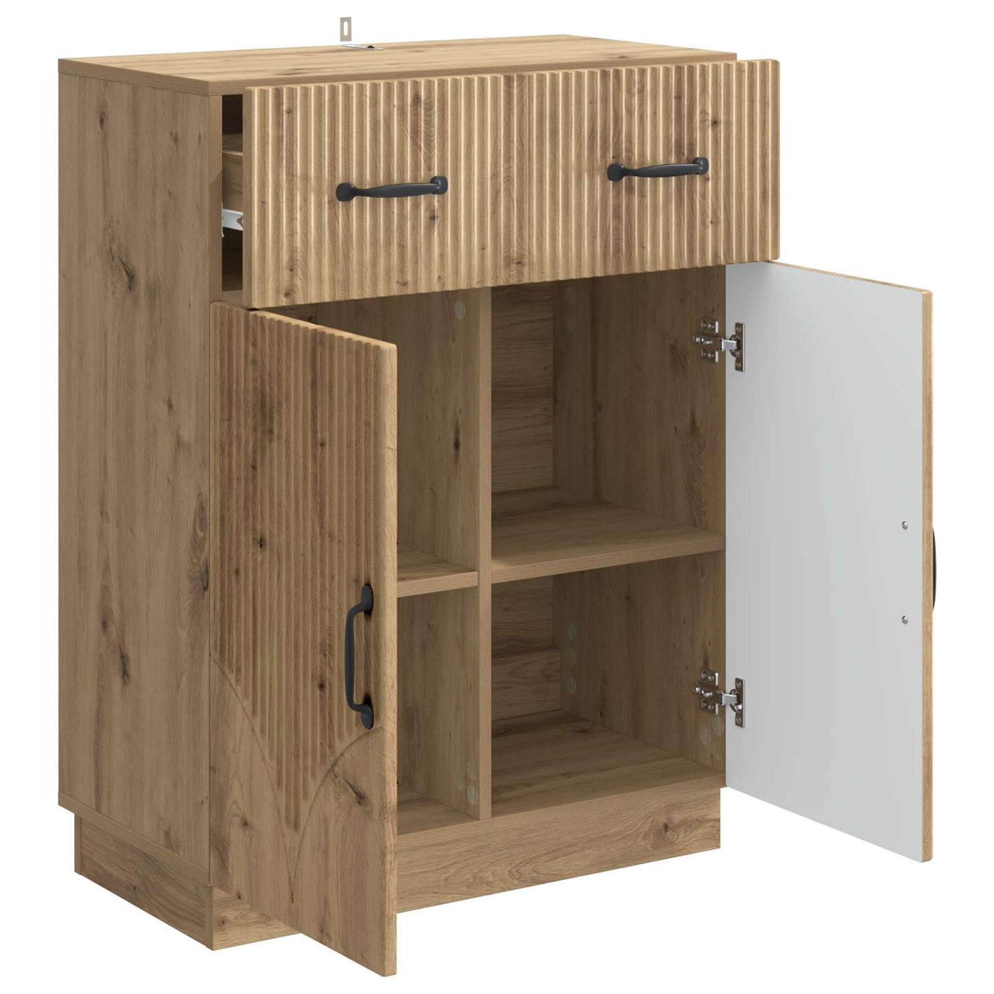 vidaXL Sideboard Artisan Oak 66 x 34.5 x 87 cm Engineered Wood
