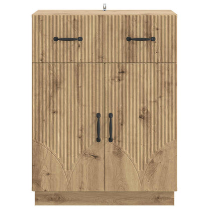 vidaXL Sideboard Artisan Oak 66 x 34.5 x 87 cm Engineered Wood
