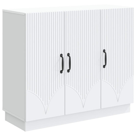vidaXL Sideboard White 89 x 34.5 x 77 cm Engineered Wood
