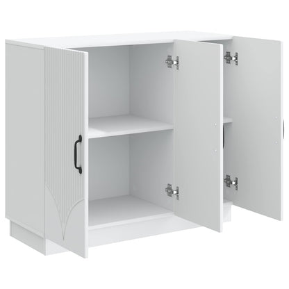 vidaXL Sideboard White 89 x 34.5 x 77 cm Engineered Wood