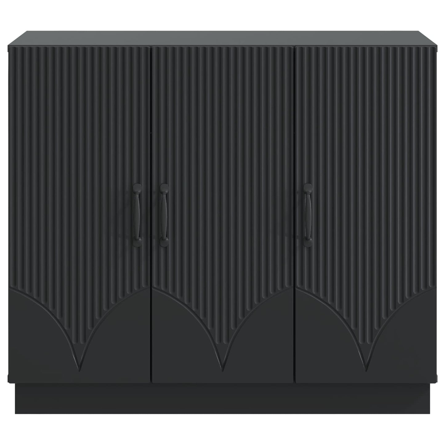 vidaXL Sideboard Black 89 x 34.5 x 77 cm Engineered Wood