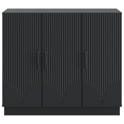 vidaXL Sideboard Black 89 x 34.5 x 77 cm Engineered Wood