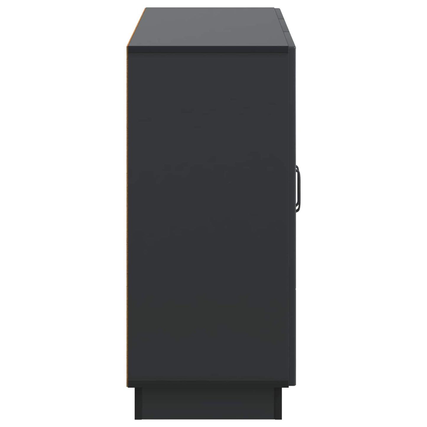 vidaXL Sideboard Black 89 x 34.5 x 77 cm Engineered Wood