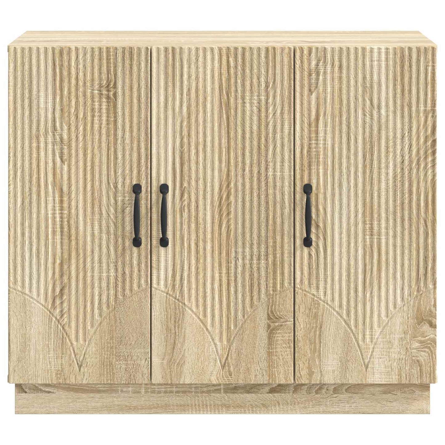 vidaXL Sideboard Sonoma Oak 89 x 34.5 x 77 cm Engineered Wood