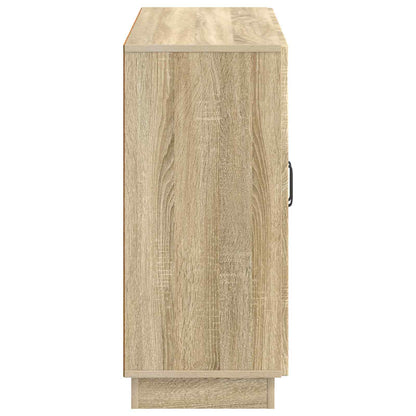 vidaXL Sideboard Sonoma Oak 89 x 34.5 x 77 cm Engineered Wood