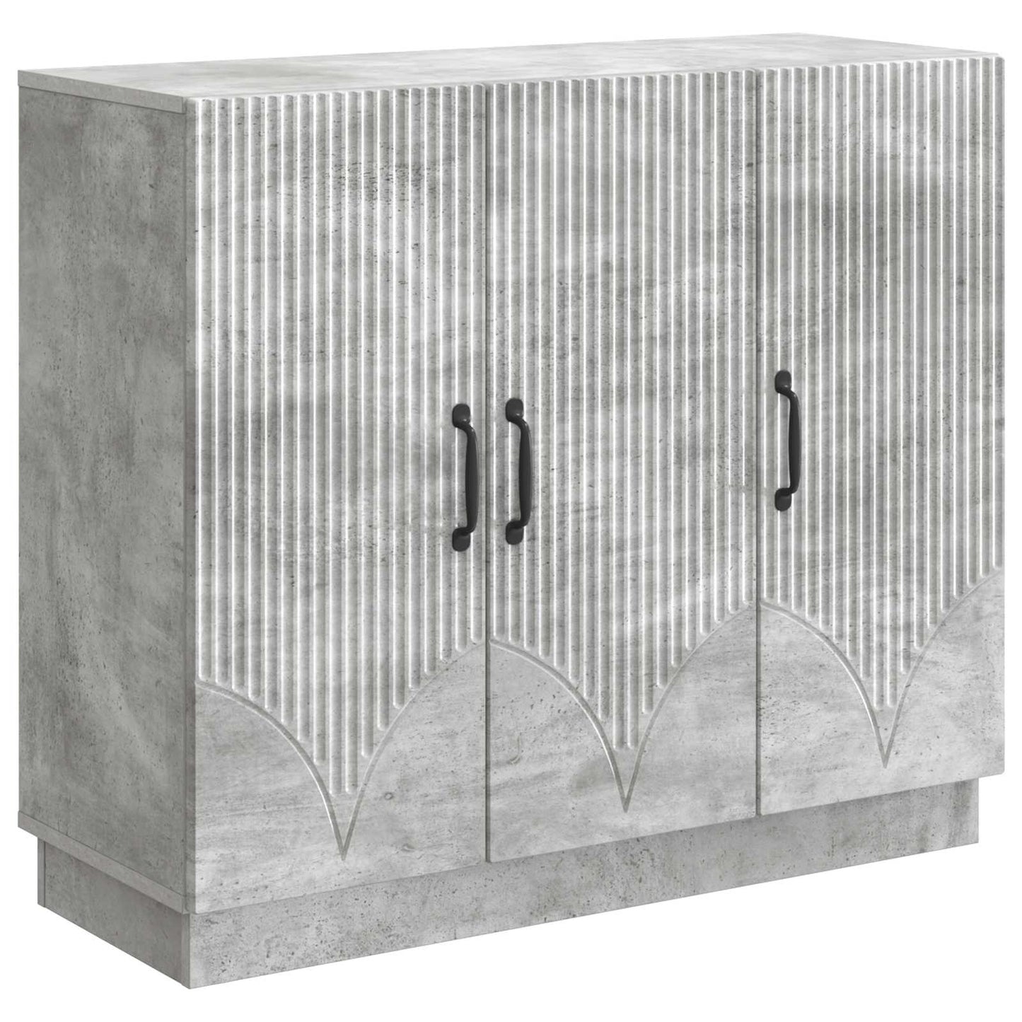 vidaXL Sideboard Concrete Grey 89 x 34.5 x 77 cm Engineered Wood