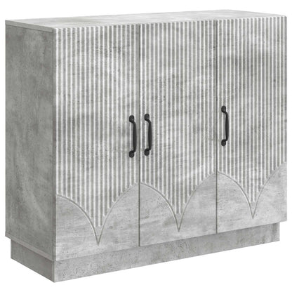 vidaXL Sideboard Concrete Grey 89 x 34.5 x 77 cm Engineered Wood