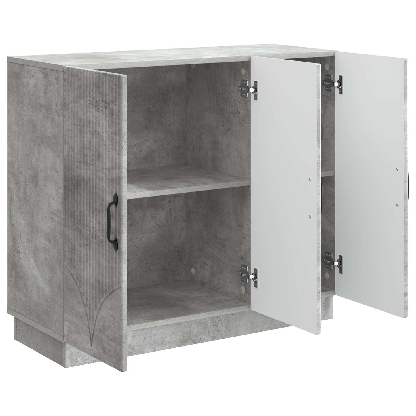 vidaXL Sideboard Concrete Grey 89 x 34.5 x 77 cm Engineered Wood