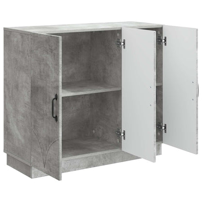 vidaXL Sideboard Concrete Grey 89 x 34.5 x 77 cm Engineered Wood