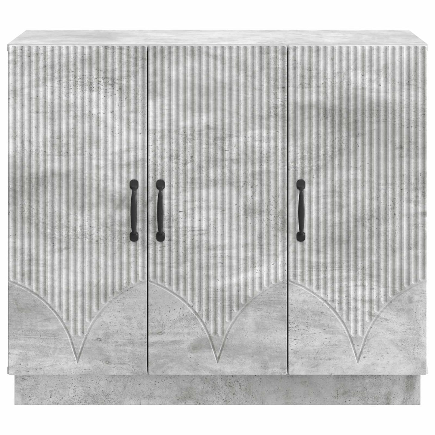 vidaXL Sideboard Concrete Grey 89 x 34.5 x 77 cm Engineered Wood